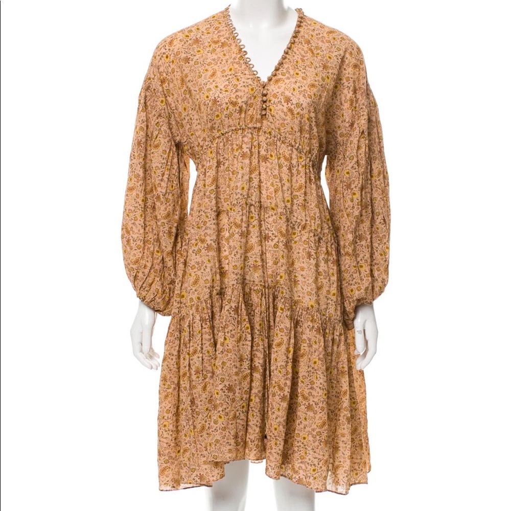 Doen Printed Grass Dress
